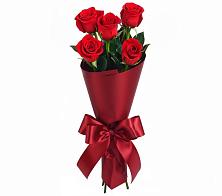 Букет 5 Красных роз Эдлесс Лав в Балтийске