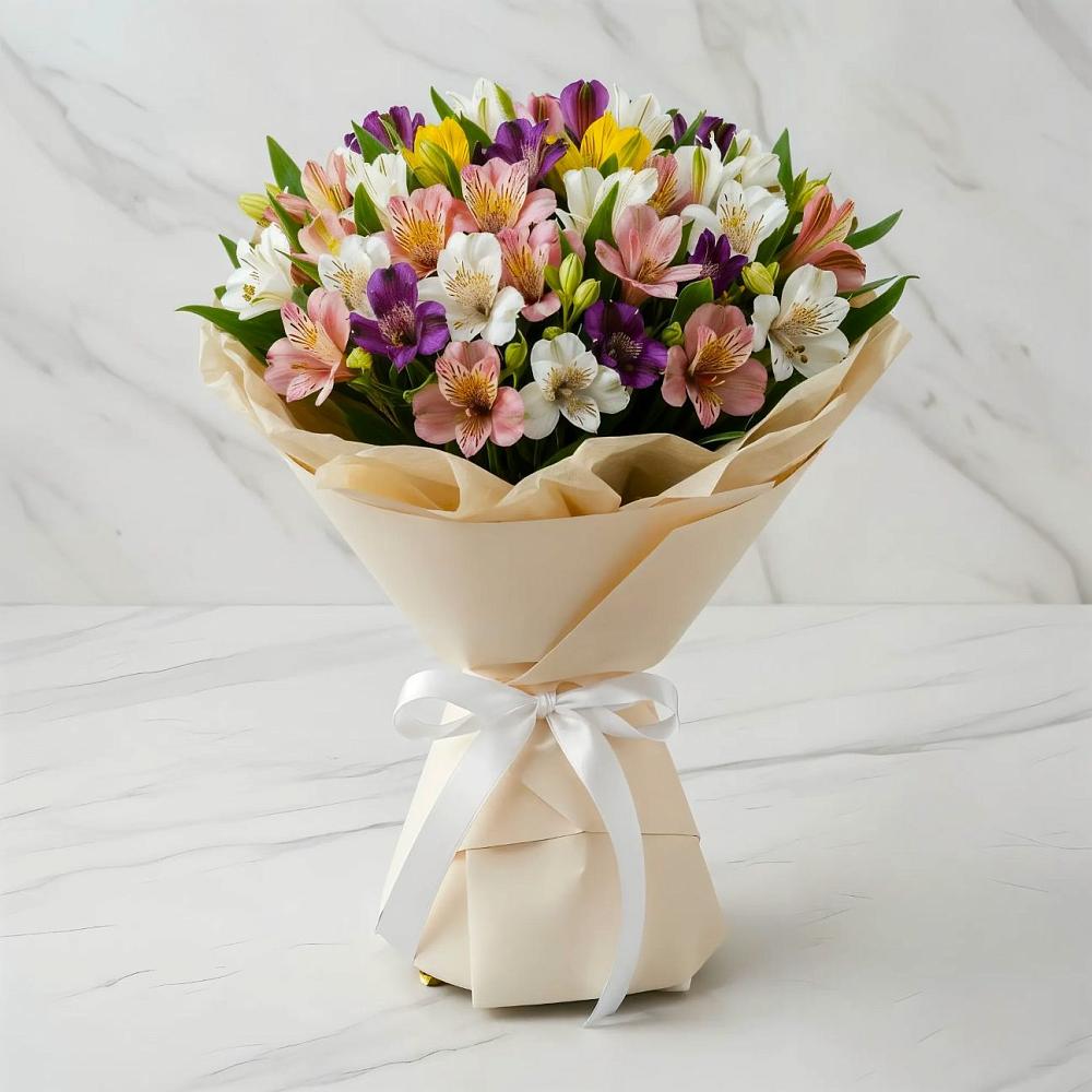 Букет цветов из: Альстромерии в Балтийске