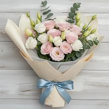 Букет цветов из:  Лизиантусы #REPLACE_PRED# Балтийске