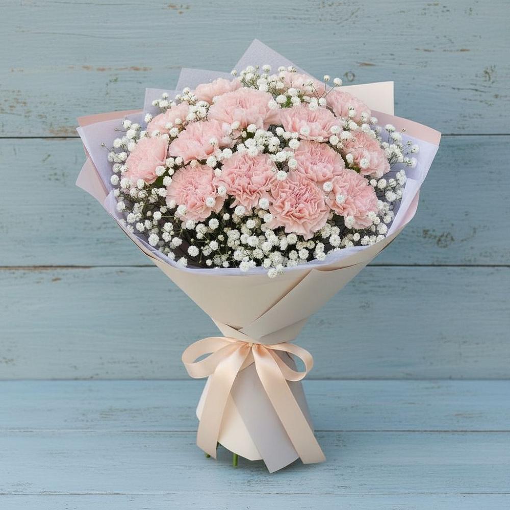 Букет цветов из: Гвоздики в Балтийске