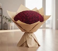 Букет 101 Красная роза в Балтийске