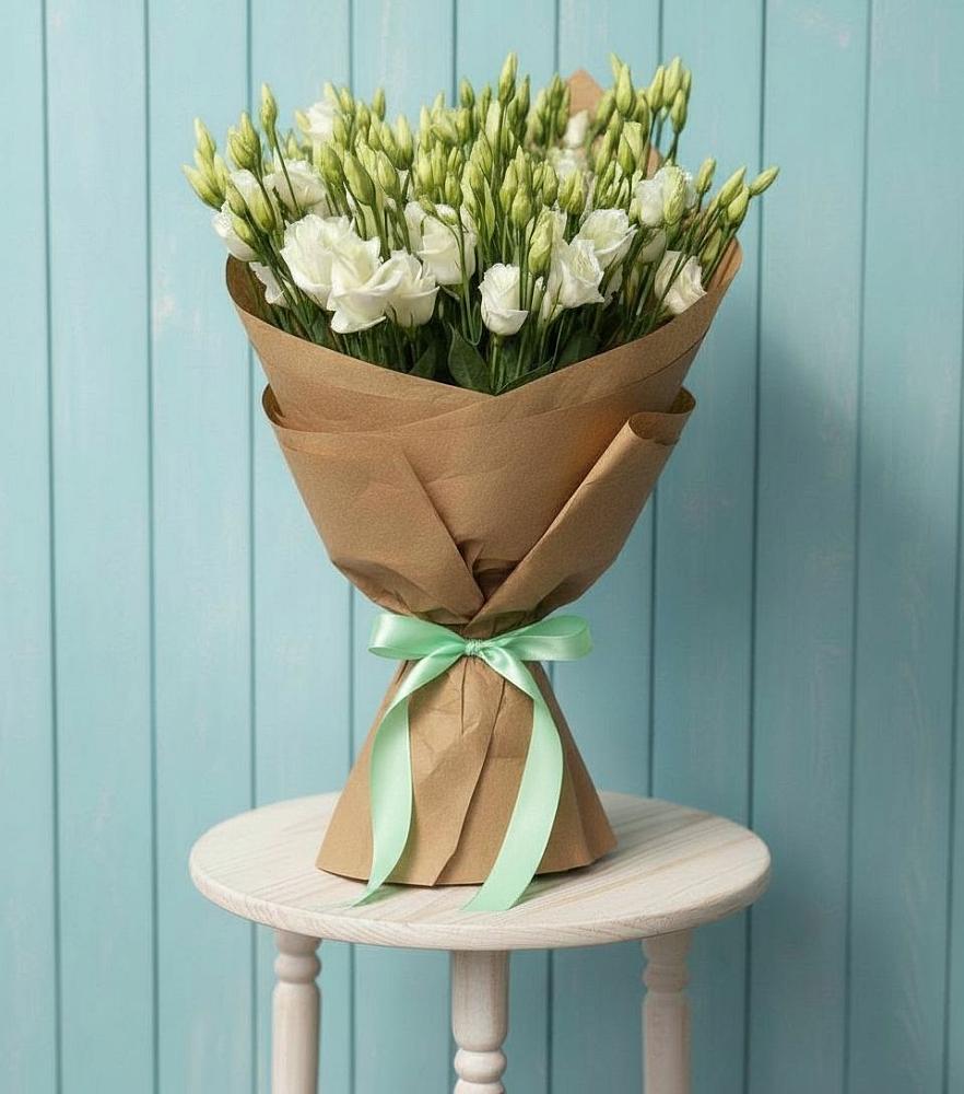 Букет цветов из: Лизиантусы в Балтийске