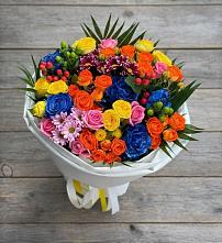 Букет цветов из:  Розы и Хризантемы в Балтийске
