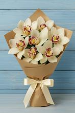 Букет цветов из:  Орхидеи и Розы в Балтийске